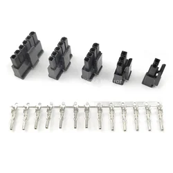 10sets MX 3.0mm Single Row Male Housing+Female Terminals 2/3/4/5/6 Pin 43645 Series Automotive Wiring Harness MX3.0 Connector