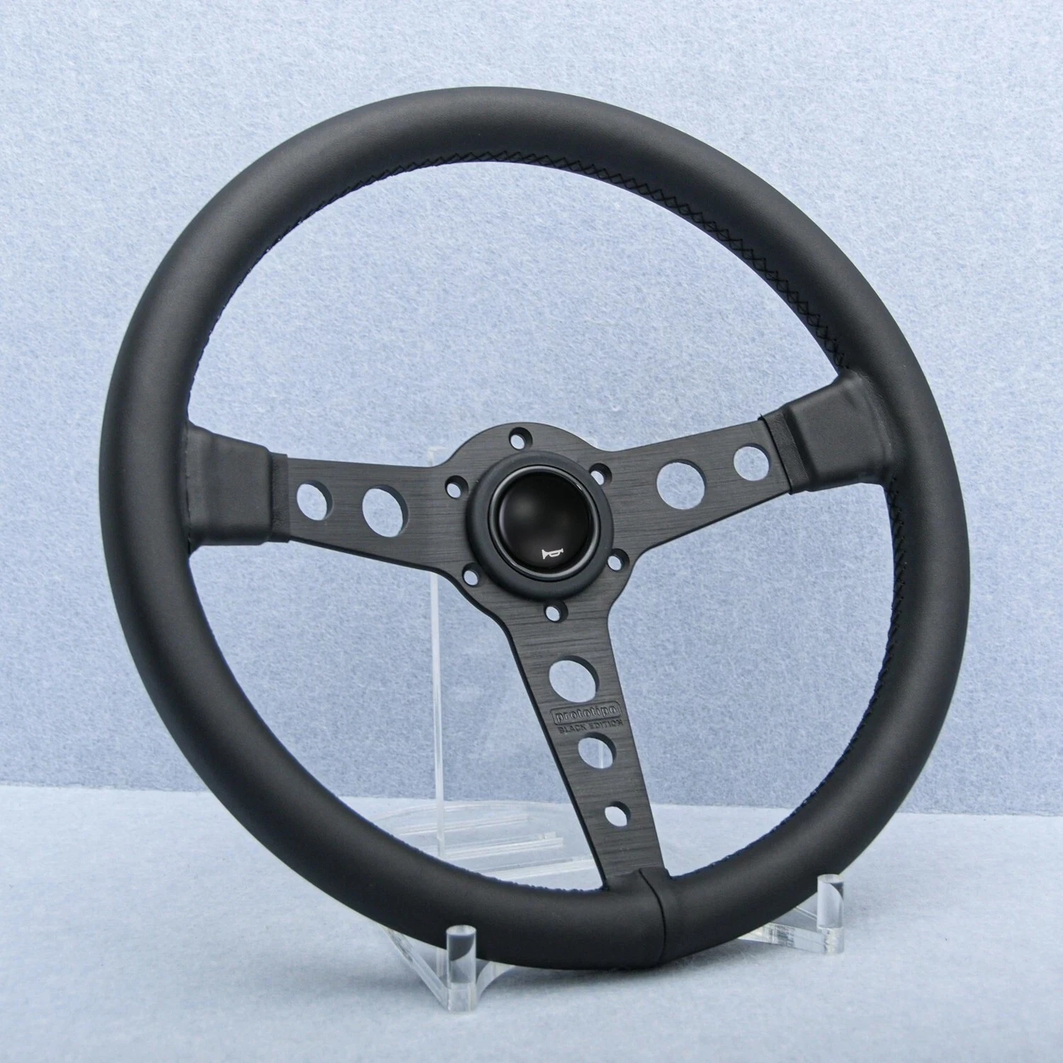 

P5 BLACK EDITION 14inch/350mm Prototipo Steering Wheel for MOMO NRG HKB OMP hubs