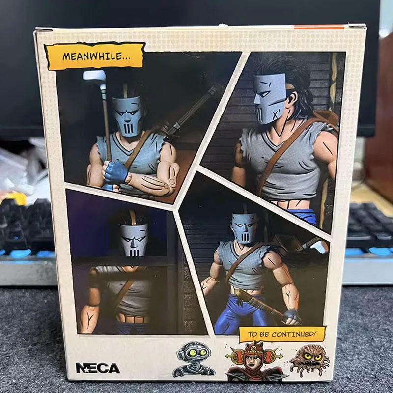 

NECA Teenage Mutant Ninja Turtle Фигурка Manga TMNT Casey Jones Фигурка Аниме 7-дюймовая фигурка Модель Оригинальный подарок для детей