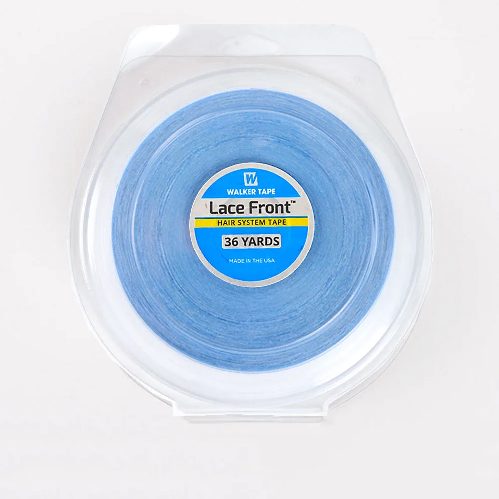 36/12/3 ياردة نظام الشعر الشريط مزدوج الجانب ووكر الشريط الأزرق الدانتيل شعر مستعار أمامي الشريط للشعر المستعار Sweatproof الترا عقد شعر مستعار الشريط #5