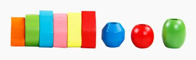 9-36 stücke Baby Holz Spielzeug Cartoon Obst Tier Bespannen Threading Holz Perlen Spielzeug Montessori Pädagogisches Spielzeug Für Kinder – Detail 10