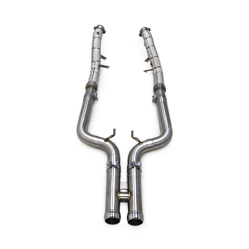 

OBM Stainless Steel Straight Downpipe For Mercedes-Benz/Maybach S560 4.7 W222 2017-2023 Free Flow Pipe Exhaust System
