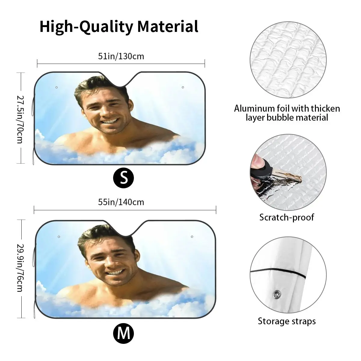 بيلي هيرينجتون ظلة الزجاج الأمامي نافذة الزجاج الأمامي للسيارة واقي من الشمس يغطي الملحقات #2