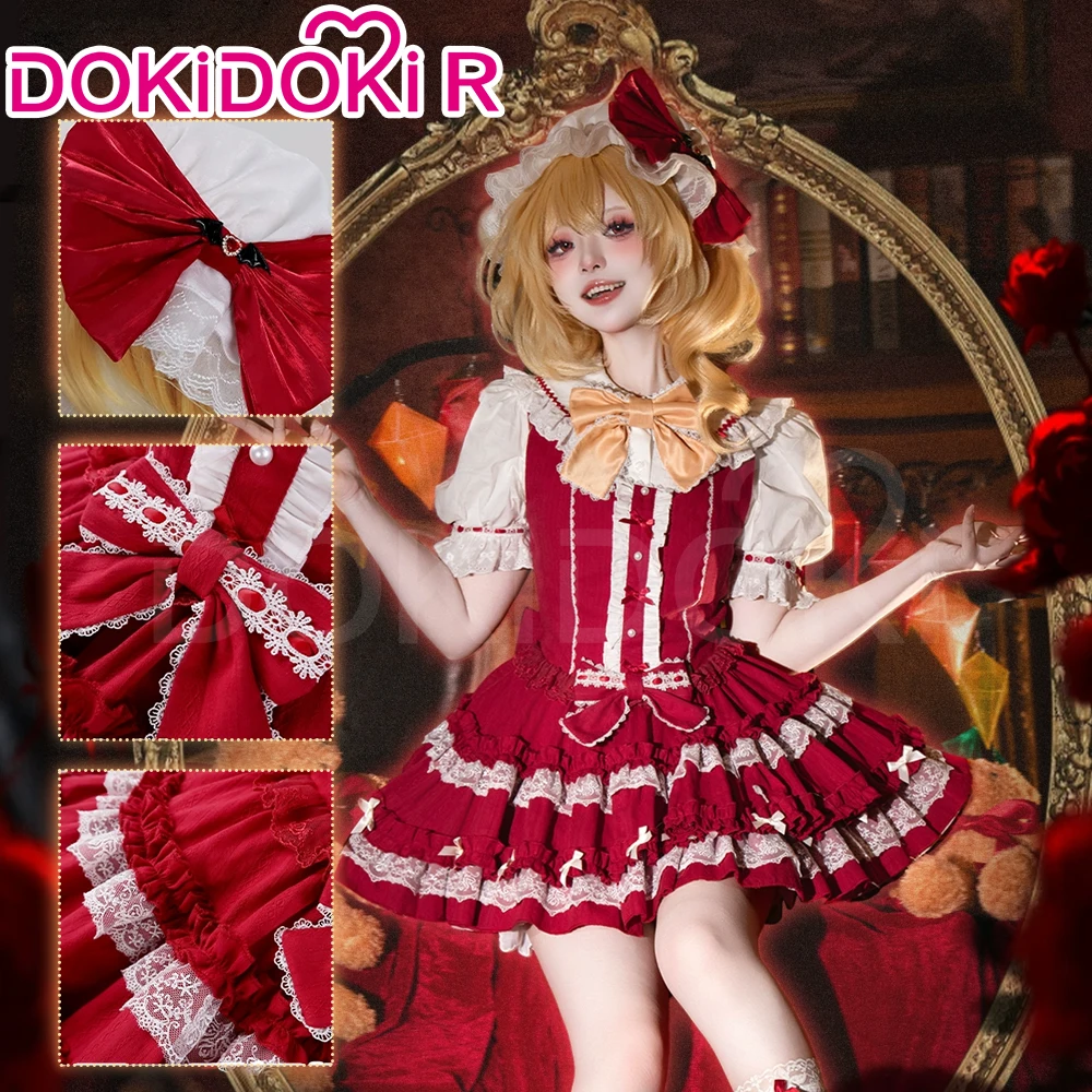 

Game Touhou Project DokiDoki-R Women Lolita Dress Halloween Flandre Scarlet Doujin Cosplay Costume 2025