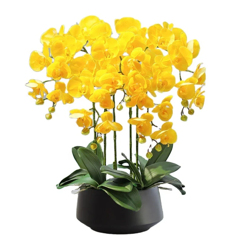 

Artificial Flower Phalaenopsis for Home Wedding High Quality Decoration Orchid Artificial Flowers