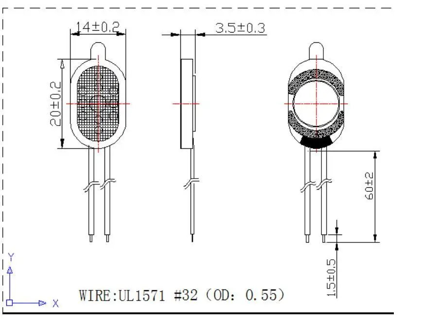 10pcs 8 Ohm 1W 0.5W mobile phone speaker 2014 Oval 1420 Fingerprint Lock Tablet Computer Mobile Phone Midrange Speaker