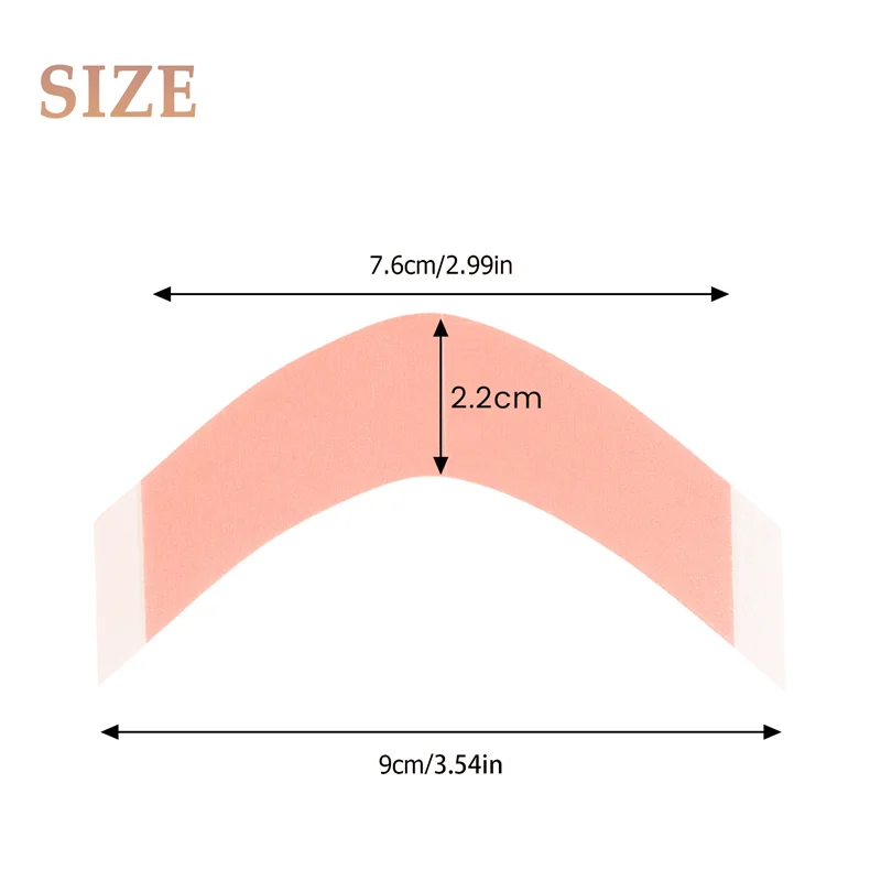 BAAO-72Pcs/lote C + CC Super Forte Duo Tac Cabelo Duplo Adesivo Fita Fixo Peruca Tiras Invisíveis