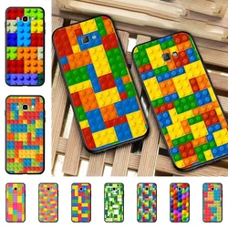 Giocattolo Building Blocks custodia colorata per bambini carina per Samsung J 7 plus 7core J7 neo J6 plus prime J6 J4 J5 Cover Mobile