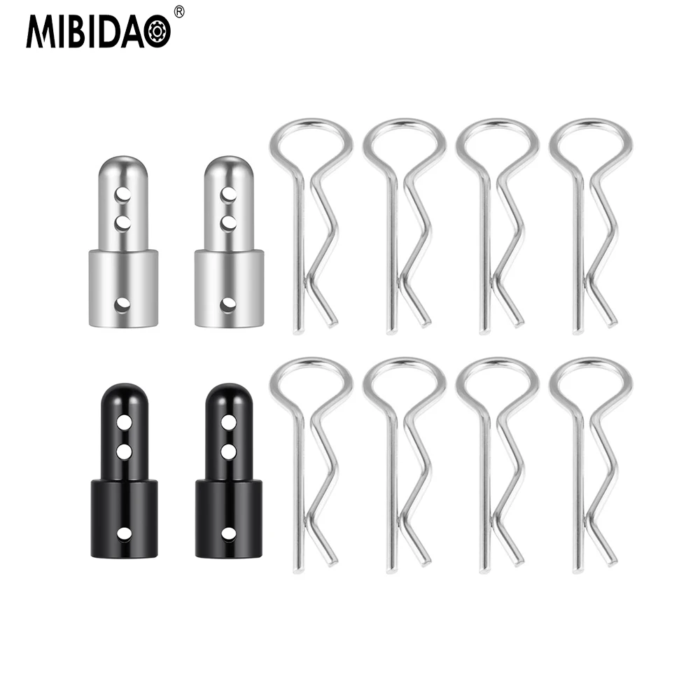 MIBIDAO Car Shell Height Column RC Body Post Clips Shell Holder For MJX Hyper Go 1/14 14210 14209 14301 14302 RC Car Parts