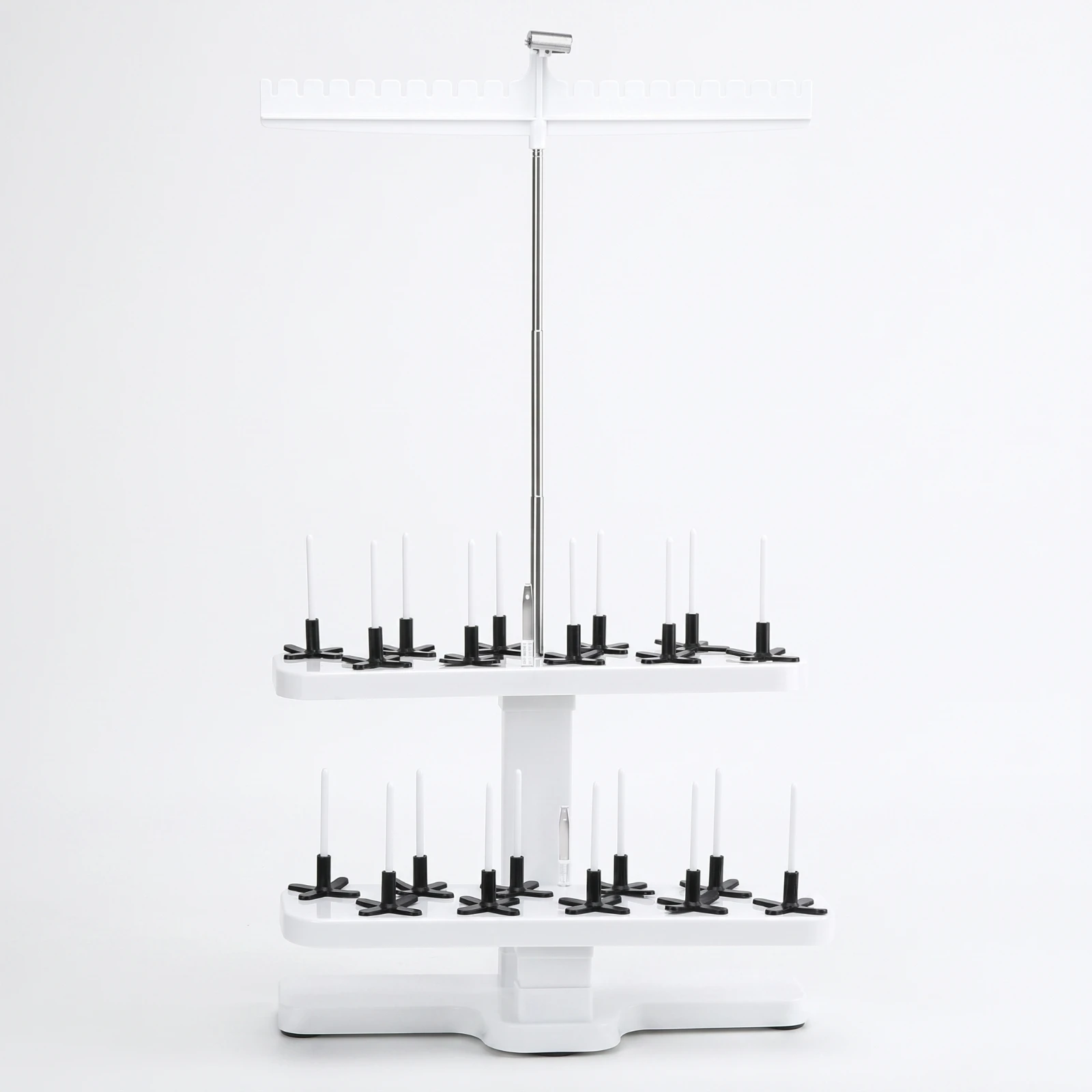 Cone Thread Stand Organized Thread Stand with Metal Mast Space-Saving Robust for Sewing Enthusiasts, Craft Room