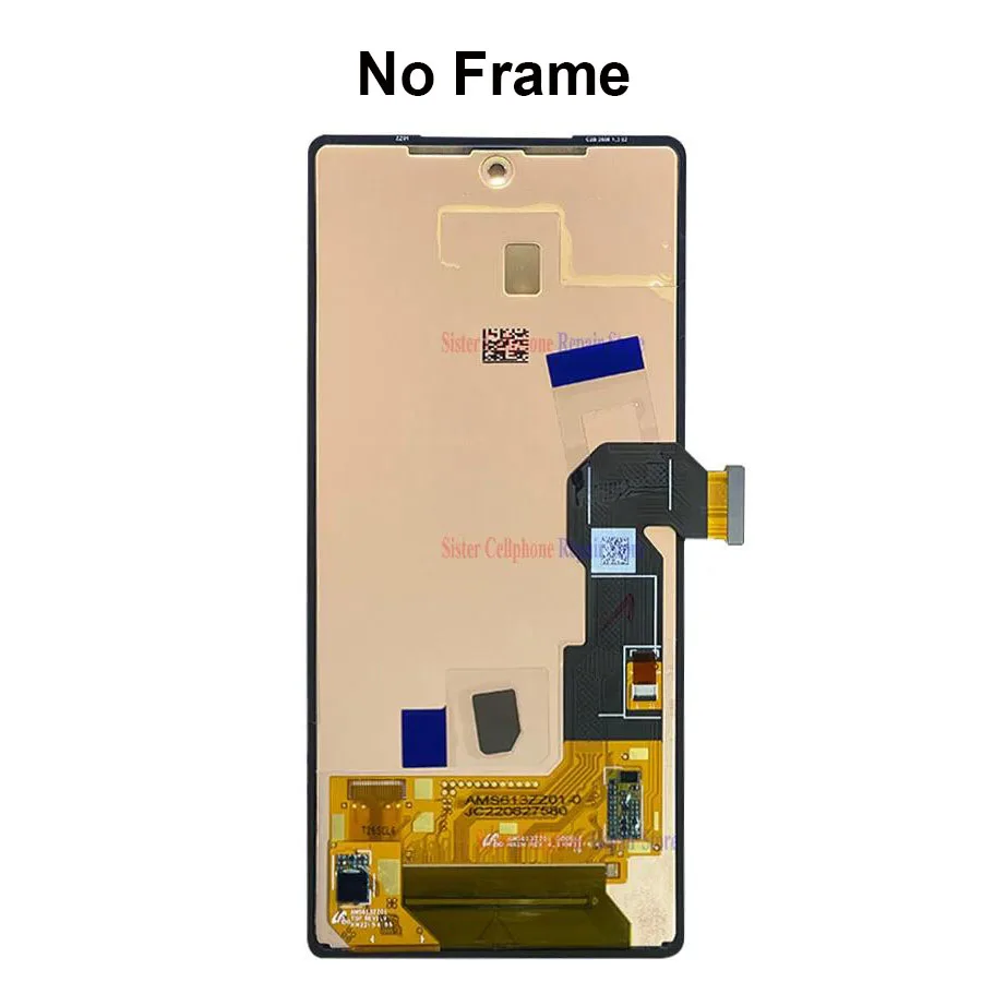 Imagem -05 - Oled Display Lcd para Google Pixel 6a Sensor de Tela de Toque Montagem Digitalizador Substituição com Moldura 61 Polegadas