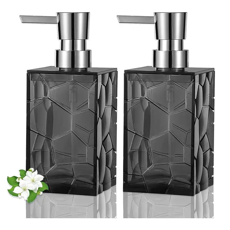 

Дозатор для мыла AS60, прозрачные акриловые пластиковые бутылки с помпой для жидкого мыла, многоразовые дозаторы для лосьона для декора ванной комнаты