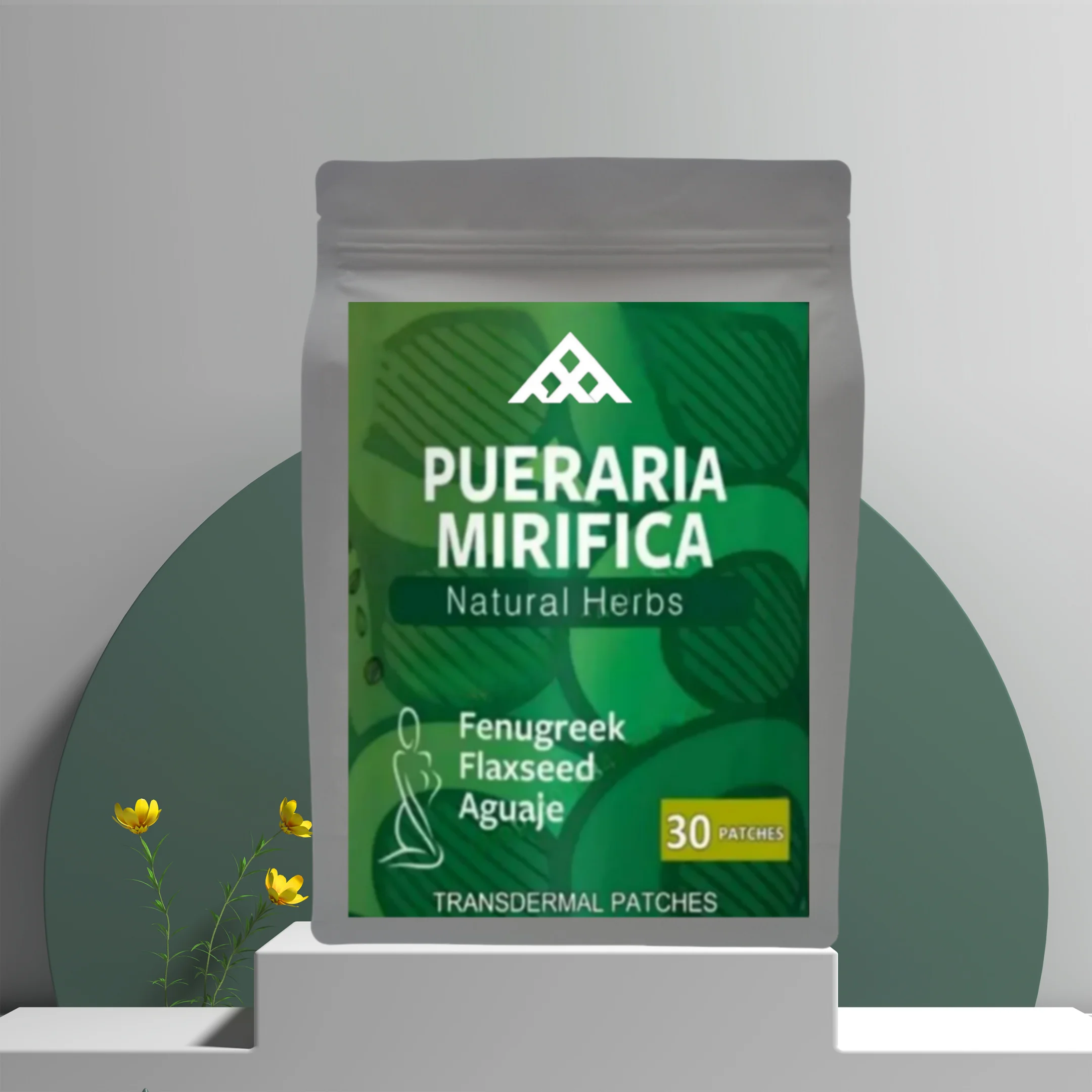 Hot sale Pueraria Mirifica Transdermal Patches for Women (30 Count) – Balance, Restore & Skin Care – 1-Month Supply