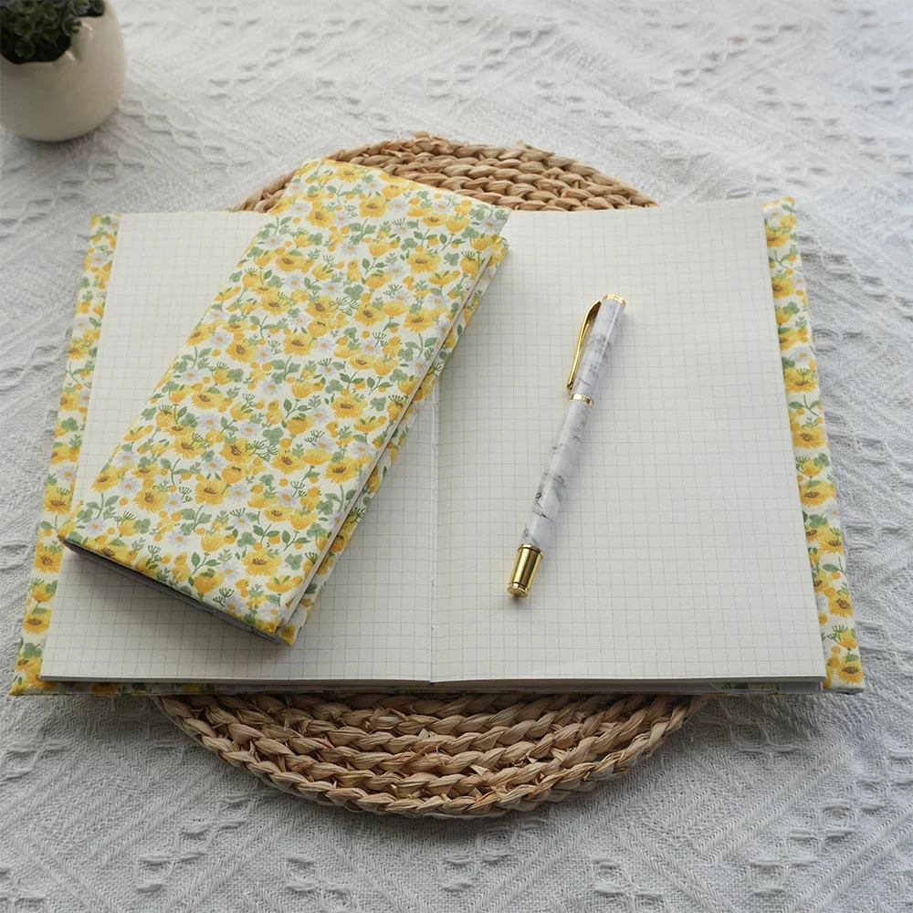 Fromthenon Cute Cloth Fabric Weeks Notebook Cover Weekly Planner Journal Diary Notebooks Sleeve Office Stationery Supplies
