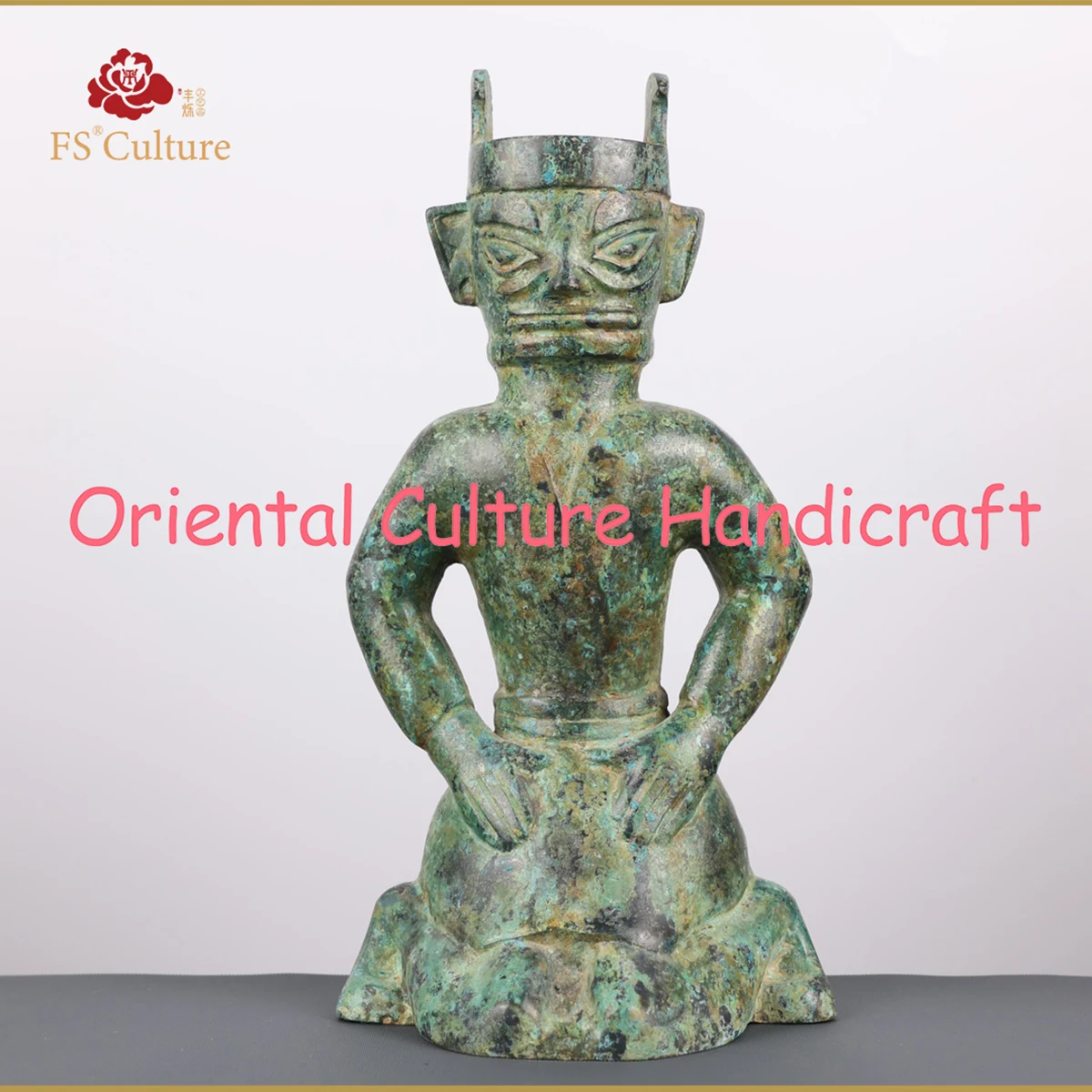 Chinese Sanxingdui Ruins Bronzes, Character Modeling, Home Accessories, Exquisite Handicrafts, Worth Collecting