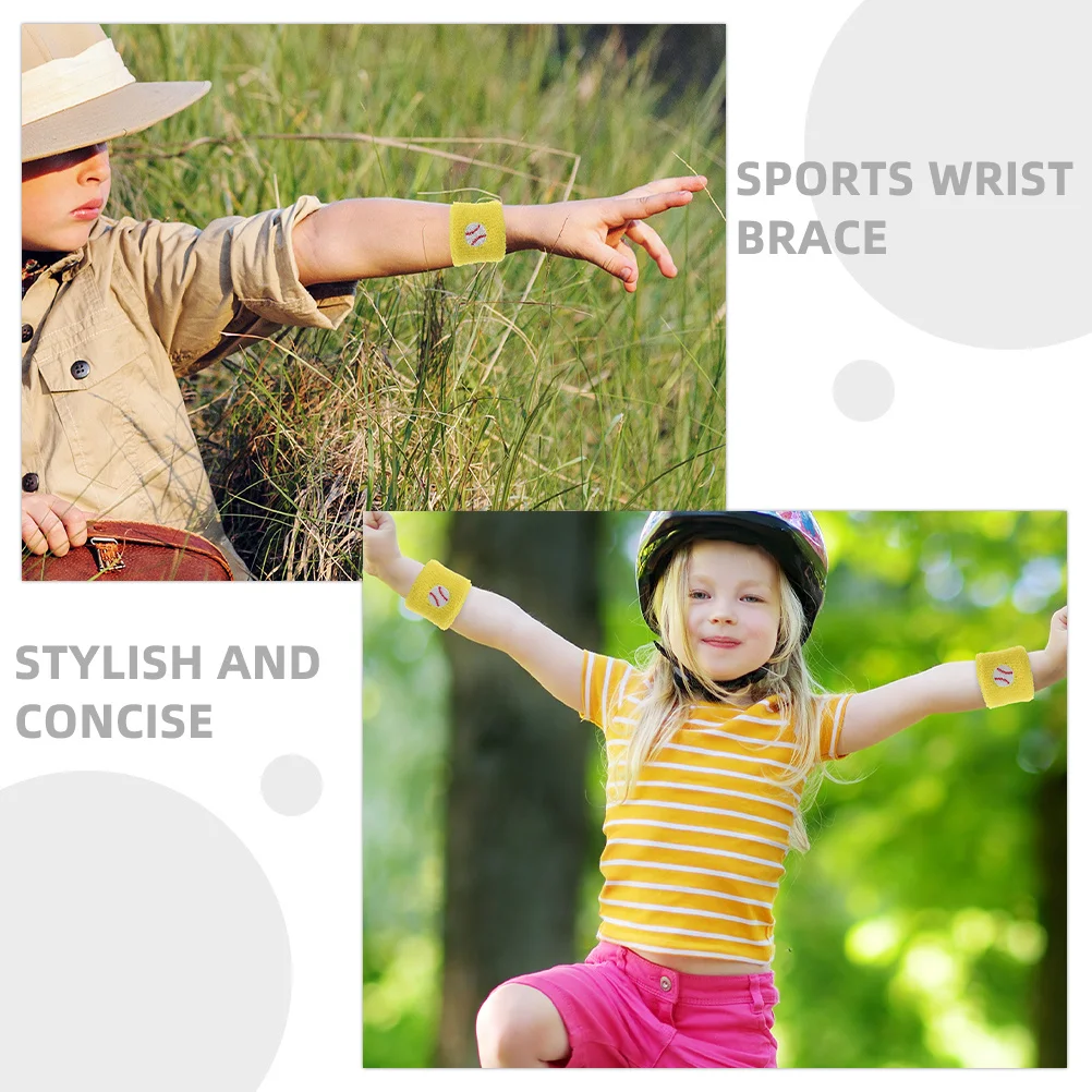 

12Pcs Sports Wristbands for Children Lightweight Breathable Wrist Fixation Band Ideal Gift for Active Kids Holiday Birthday