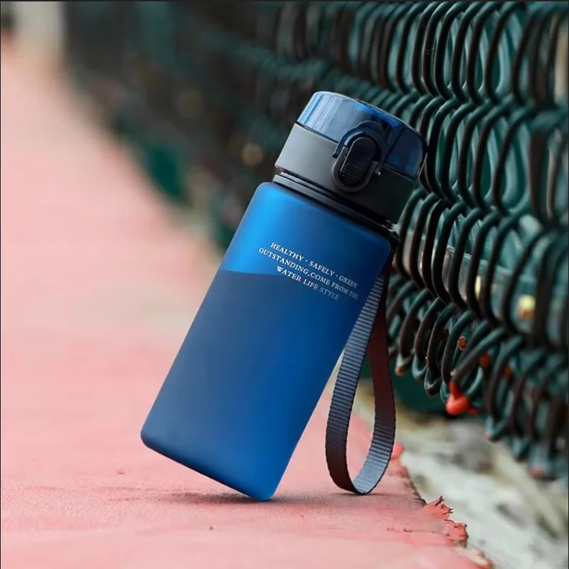 1PCS 400ML Brand BPA Free Leak Proof Sports Water Bottle High Quality Tour Hiking Portable My Favorite Drink Bottles