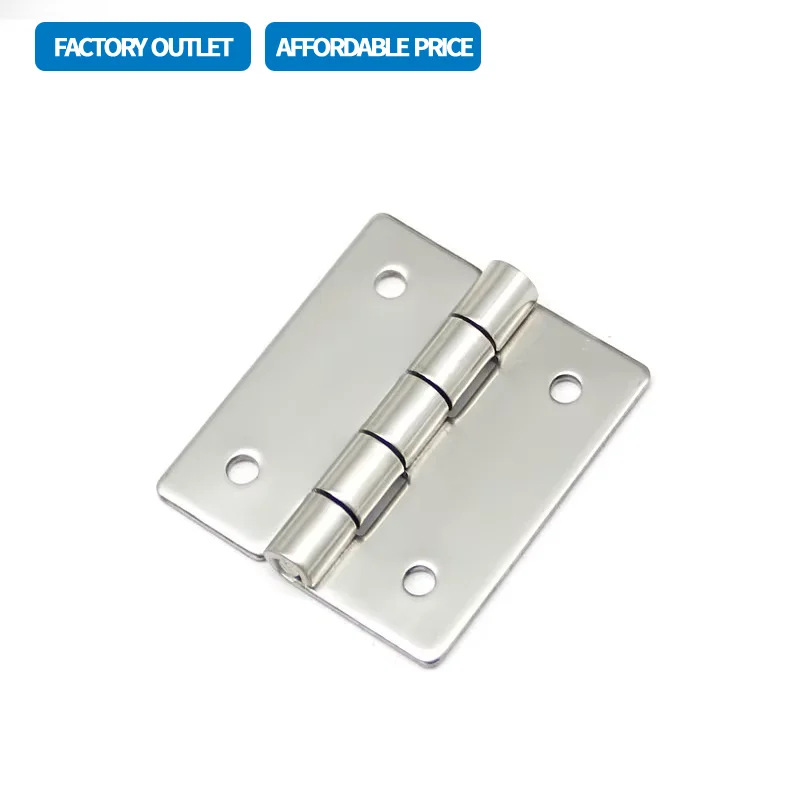 

304 Stainless Steel Distribution Box Electrical Cabinet Hinge Symmetrical 5-Section Bearing Flat Folding Hinge
