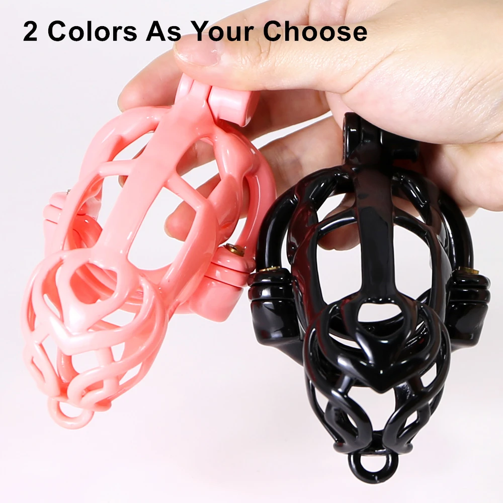 New Alien Cow Head Chastity Cage Male 3D Print Lightweight Erotic Traction Cock Cage Triple Lock Chastity Belt Sex Toys For Men