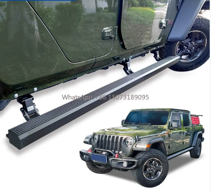 

Adaptable Wrangler/Gladiator Automatic Telescopic Welcome Foot Pedal with Light Smart Pedal