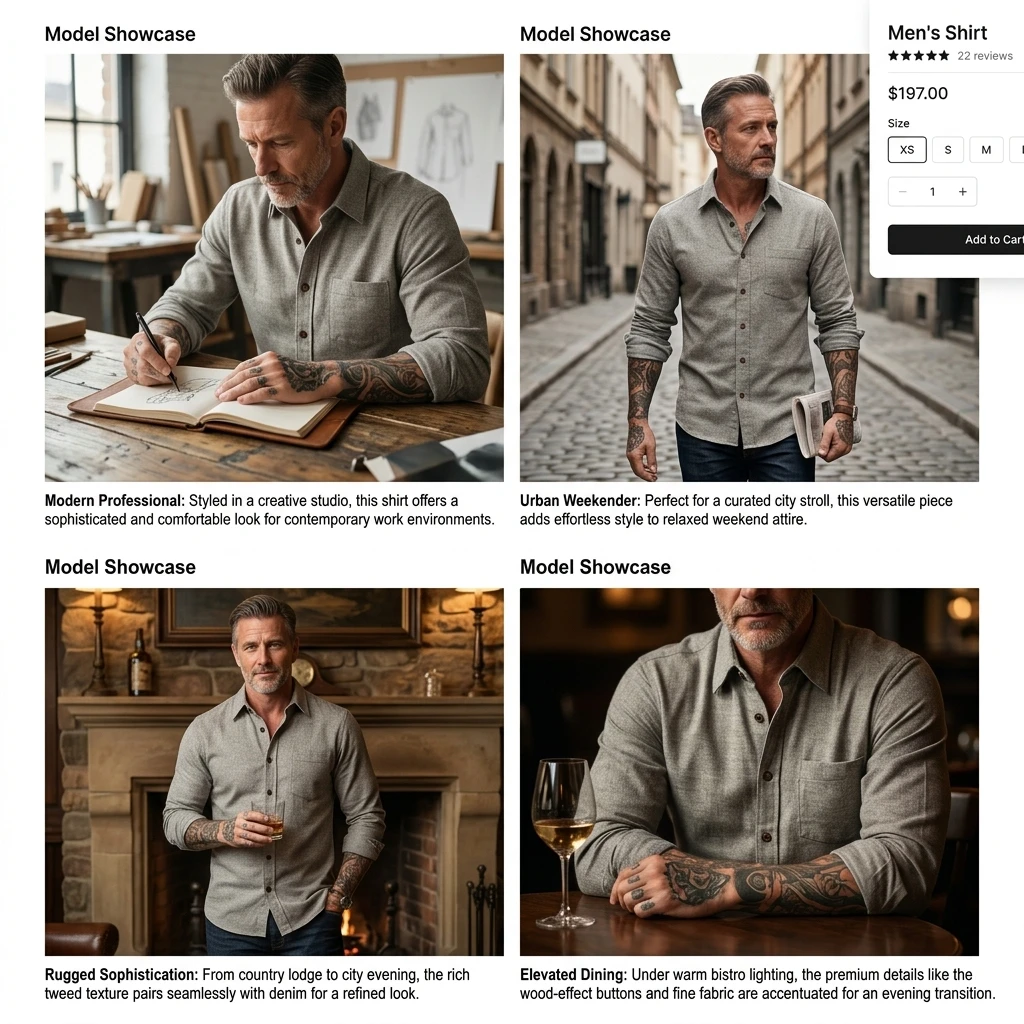 

Men's Spring Summer Cargo Long Sleeve Shirt Thin Lightweight Multi-Pocket Casual Business Outdoor Top