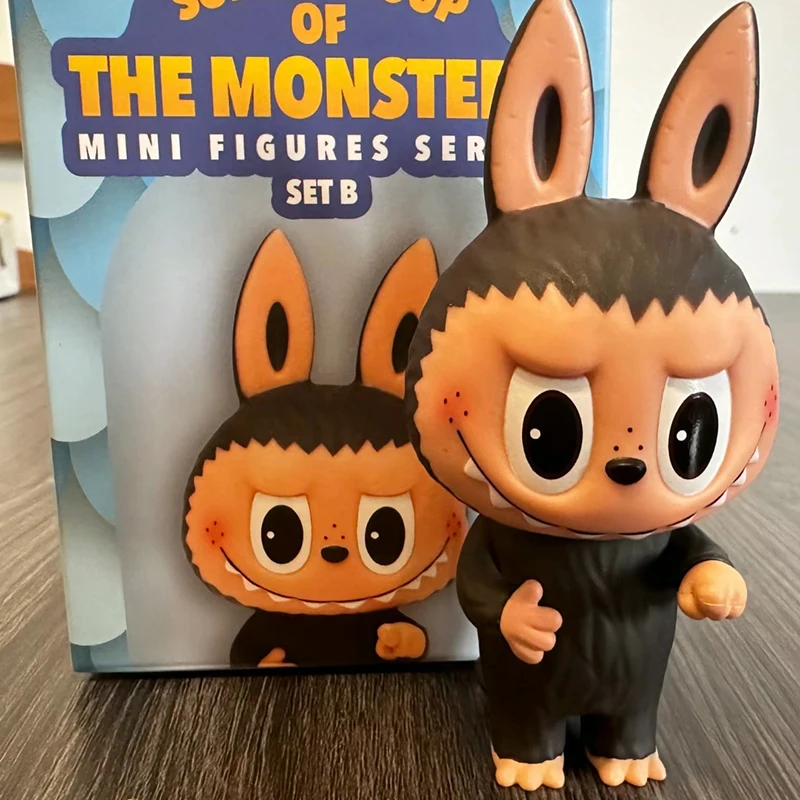 Genuine Labubu The Monsters Elf Sky Group Set B Figure Cute Zimomo Puca Pippo Pato Action Figurine Cute Model Pvc Statue Doll