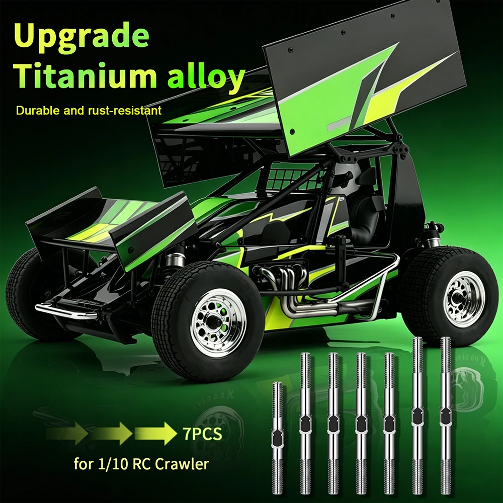 AXSPEED 25T Servo Arm Horn Front Rear CVD Drive Shaft M3 Double-end Link Rods for 1/10 LO-SI 22S Sprint Upgrade Parts