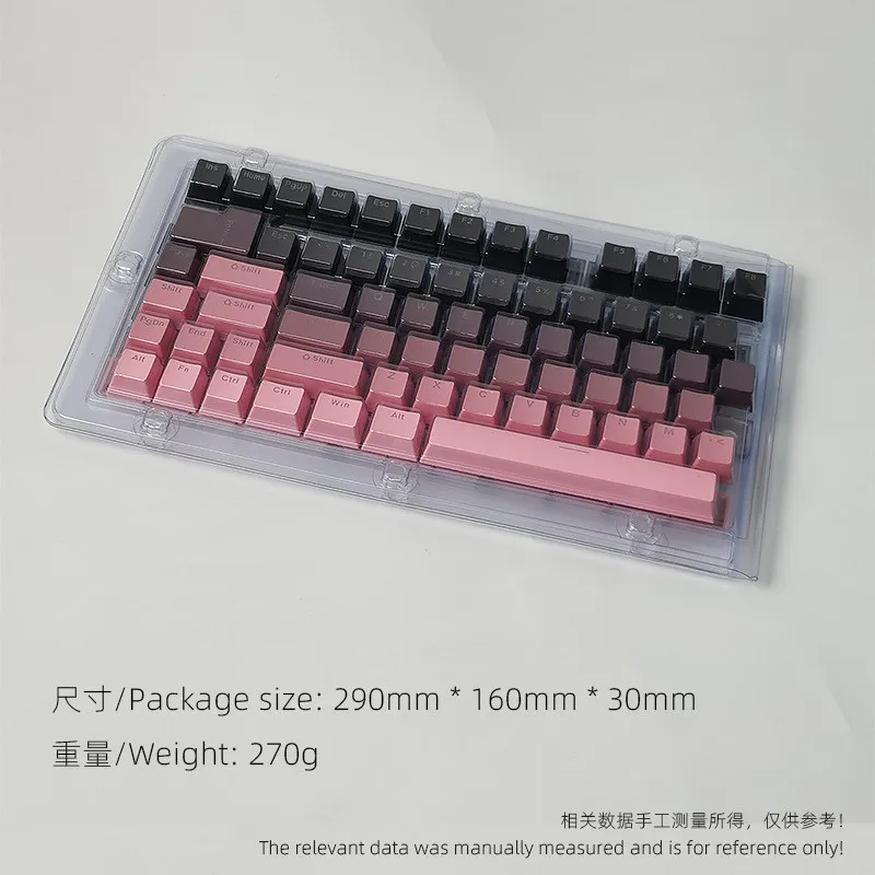 Stabilizzatore Keycap Strawberry Shine 6.25u Profilo OEM Doubleshot per tutti i tipi MX 61% 66% 98% 100% 108% Tastiera meccanica