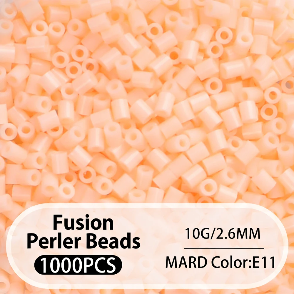 2.6mm Bulk Pink Color Series Perler Beads Refill Pack - 1000/5000pcs Fusible DIY Art Craft Fuse Beads for Mosaic Puzzle Kits