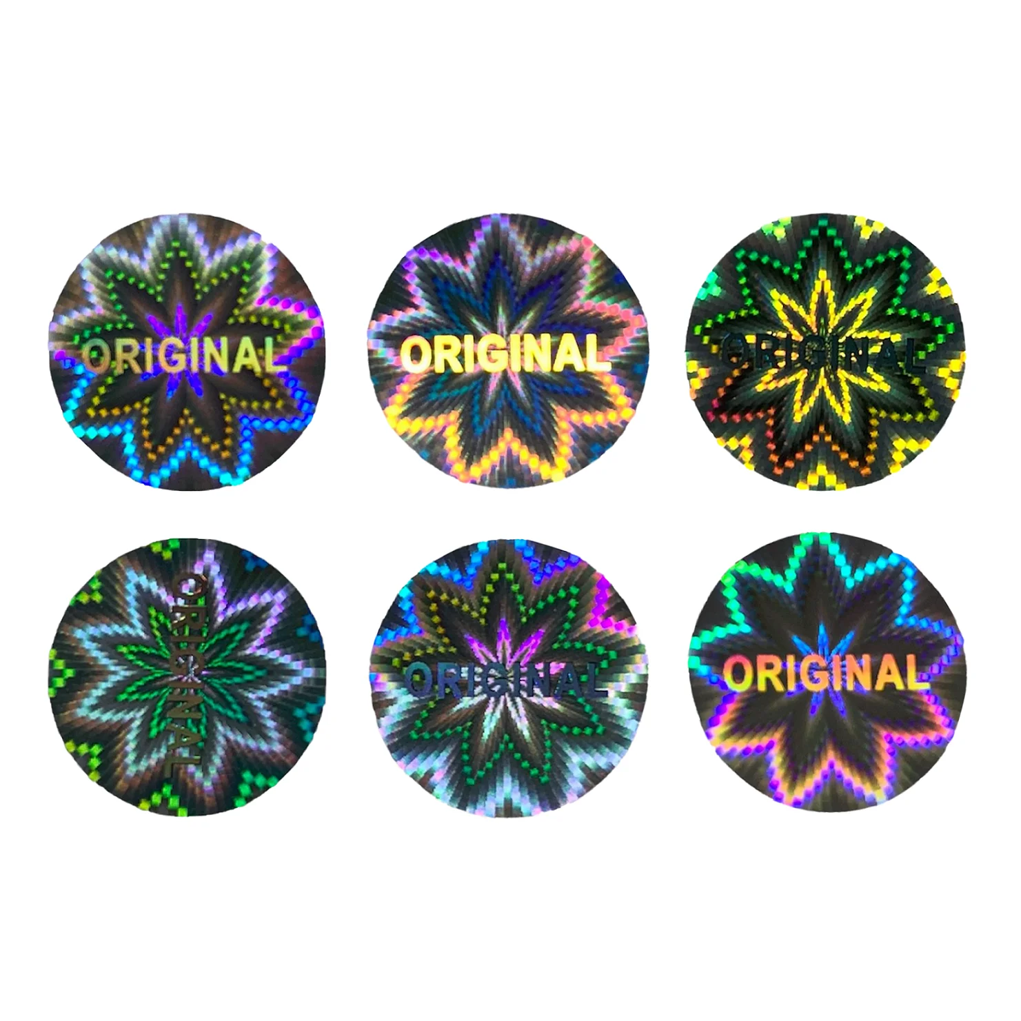 200pcs/400pcs Round 15x15mm Original Hologram Label Stickers Easy to Remove, Electronics, Jewelry Packaging Decorative Stickers