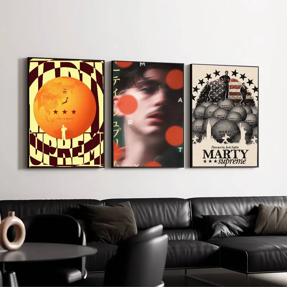 M-marty tv S-supreme Poster Self-adhesive Art Waterproof Paper Sticker Coffee House Bar Room Wall Decor
