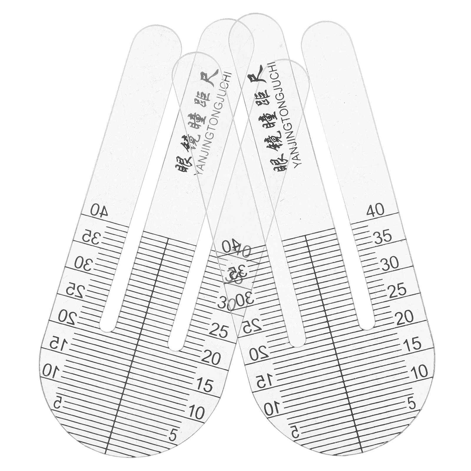 

2Pcs Optical Pupillary Distance Ruler Portable Pupil Distance Meter Measuring Tool for Eye Care Eyeglasses Pupil Measurement