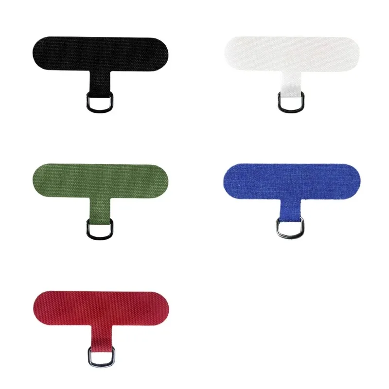 Universal Phone Strap Washer Fixing Clip with Crossbody Rope Sticker Card Anti-Lost Sturdy Connection Patch for Shell Devices