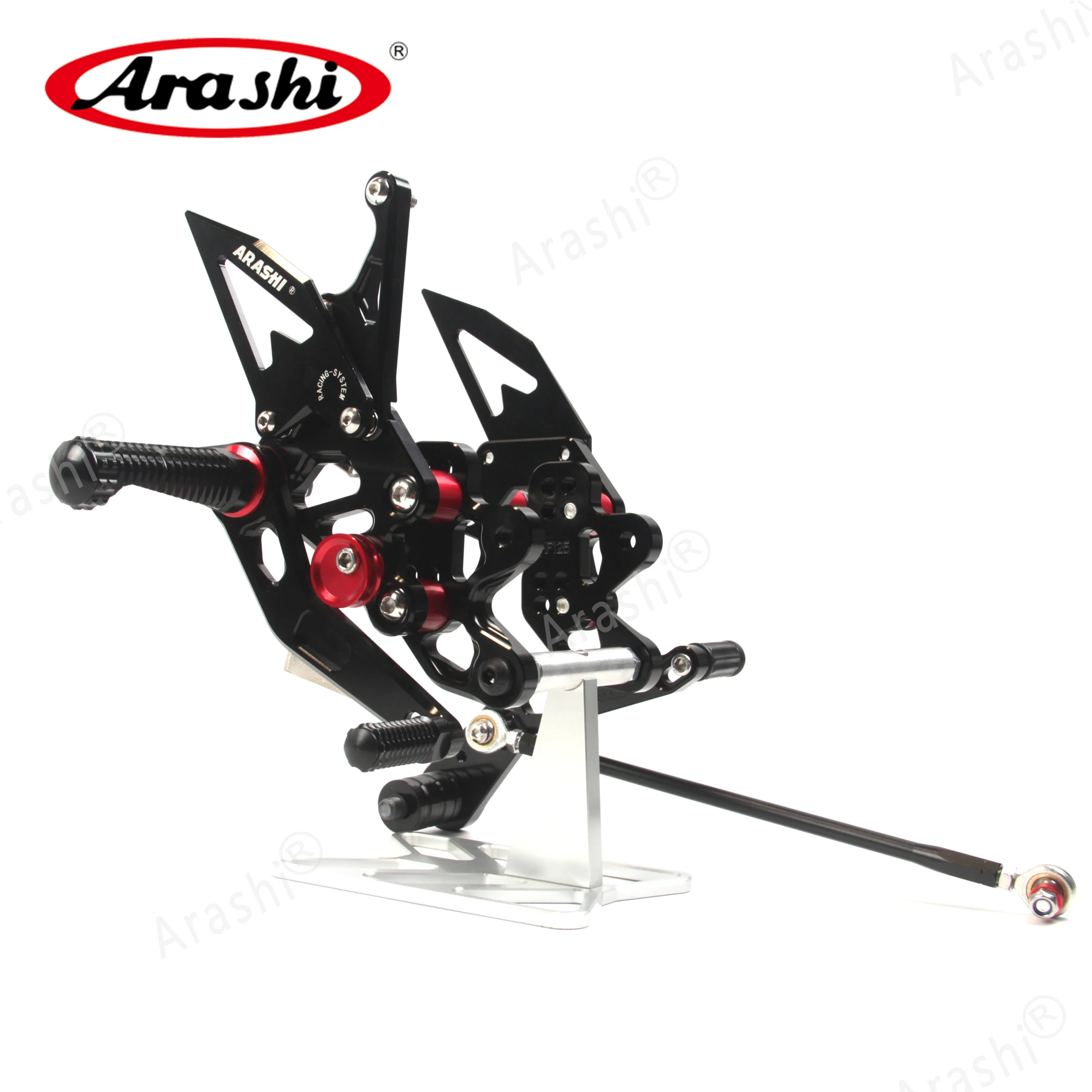 Arashi Motorcycle Rider Rearset For SUZUKI GSXR 600 750 2006 - 2010 CNC Adjustable Footrests Foot Pegs GSXR600 GSXR750 GSX600R