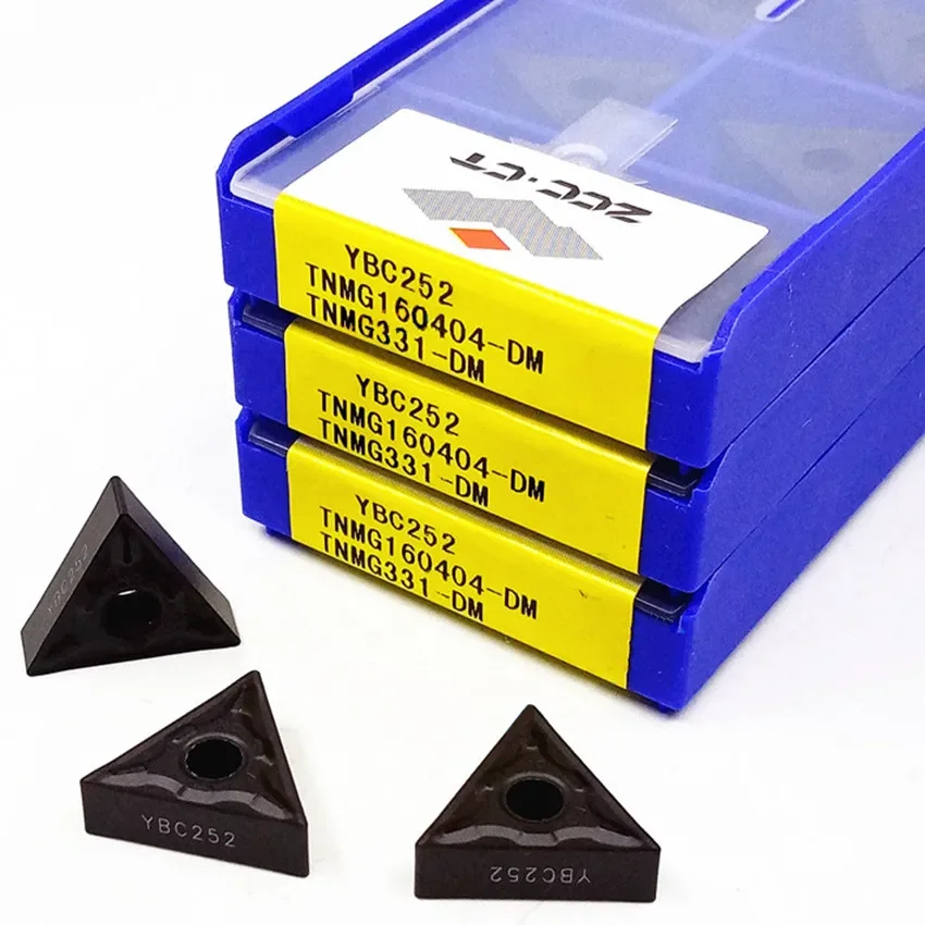 

ZCC.CT TNMG160404-DM YBC252/TNMG160408-DM YBC252/TNMG160412-DM YBC252/TNMG110308-DM YBC252 ZCC твердосплавные пластины с ЧПУ 10 шт./кор.