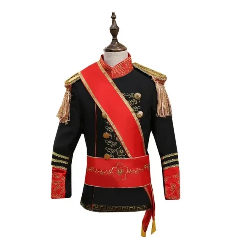 British Queen's Guard Uniform William Royal Guards Soldiers Costume European Prince Suit Full Set hhjk230.