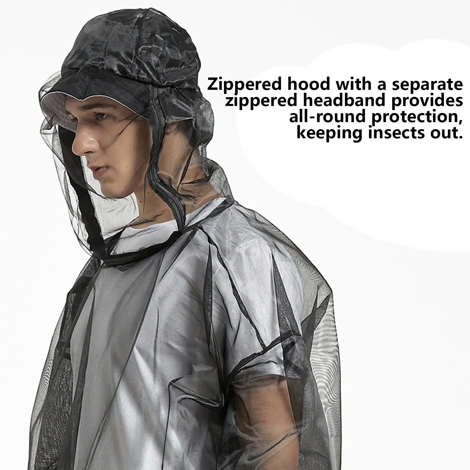 

new Anti-Mosquito Clothes And Mittens For Outdoor Fishing Mosquito Repellent Suit Camping Mesh Suits Anti Fly Hunting Jacket