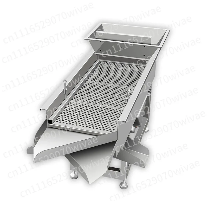 Vibrating screen industrial stainless steel small linear sieve machine, corn peanut screening machine, vibration screening