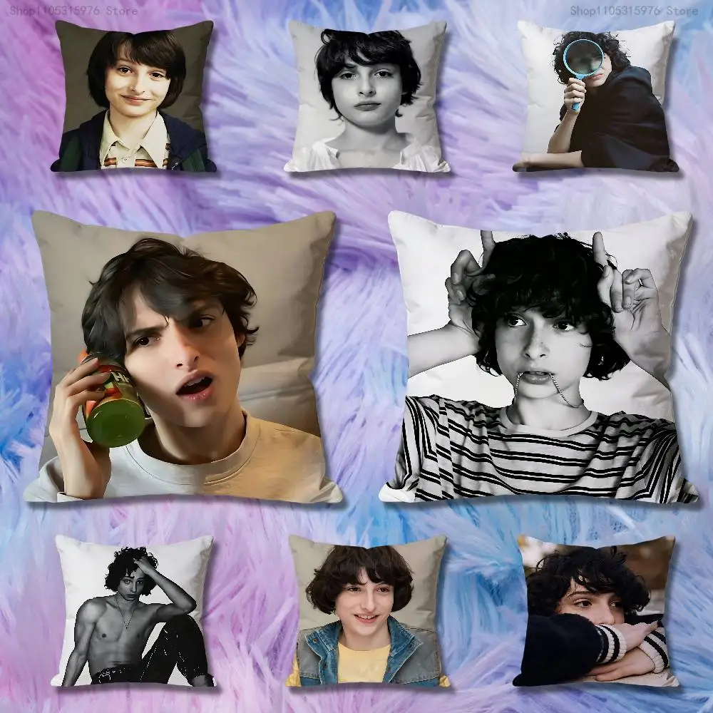 

Actor F-Finn W-Wolfhards Pillow Cases for Bedroom Living Room Sofa Home Decor Polyester Cushion Cover with Zipper