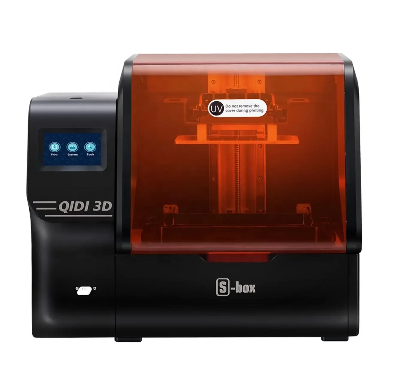 QIDI TECH S-Box UV Resin 3D Printer 10.1 inch 2K LCD, 4.3 inch Touch Screen, 215x130x200mm Large Build Volume