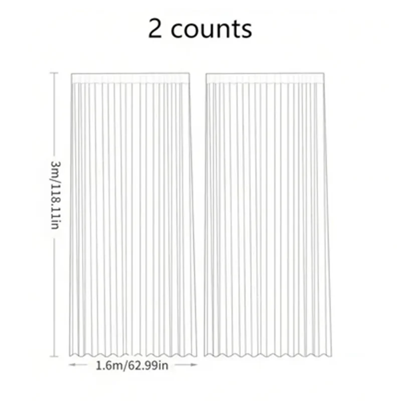 1 Set/2 Pieces - Tulle Backdrop Curtains, Sheer Backdrop Curtains for Birthday Party Wedding Spring Party, Photography Backdrop