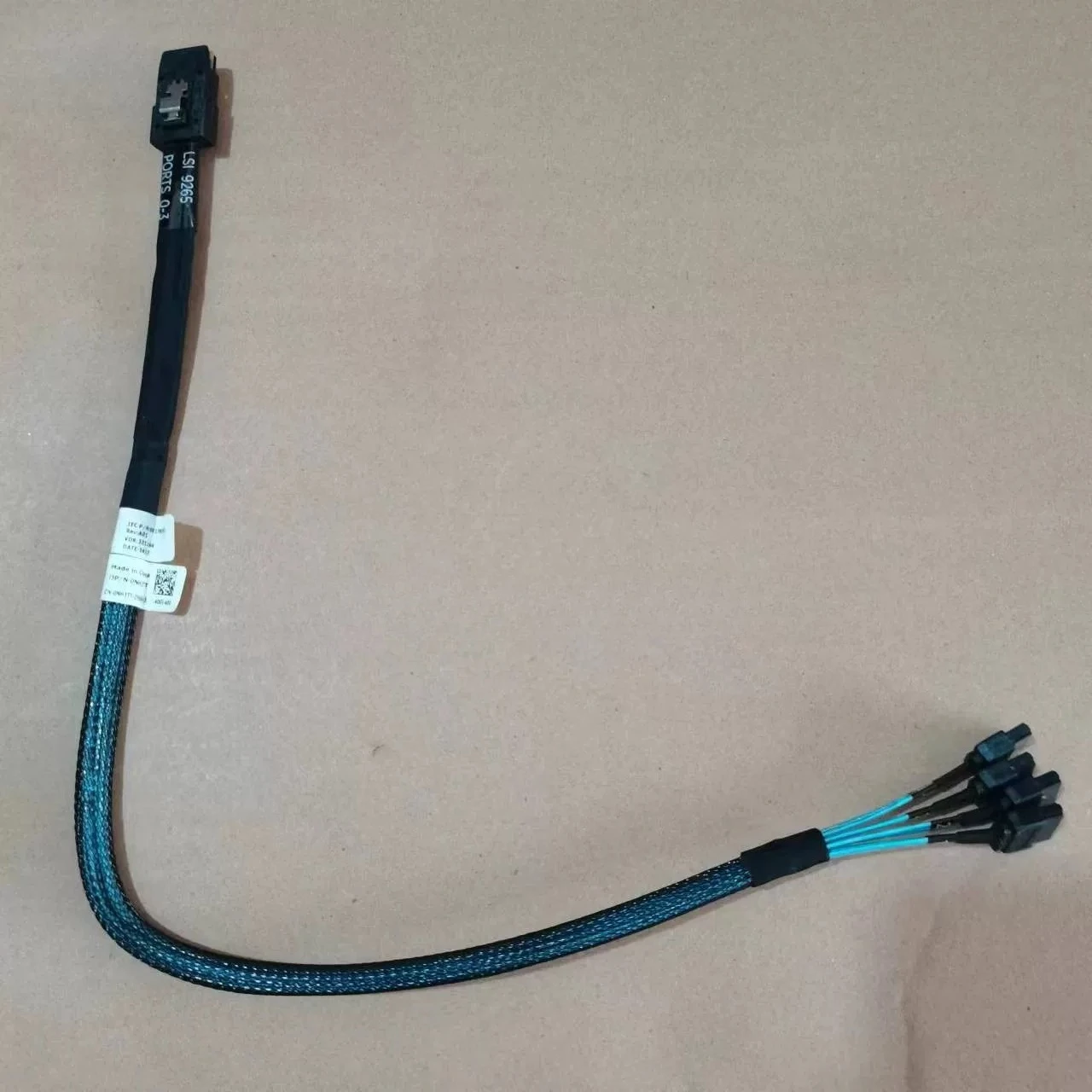 

For Dell C6105 460 intrpsr data cable 8087 to 4 SATA NH3TT