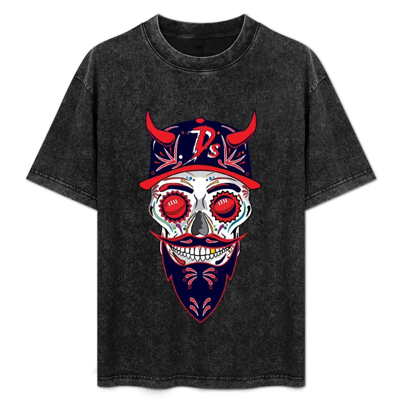 

AFL Melbourne Demons Sugar Skull T-Shirt Long Lasting Casual T-Shirt