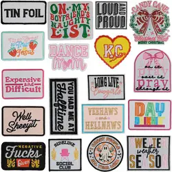 Emblem Clothing Accessories Badge Sticker Embroidered Embroidery Sticker Iron-on Patches