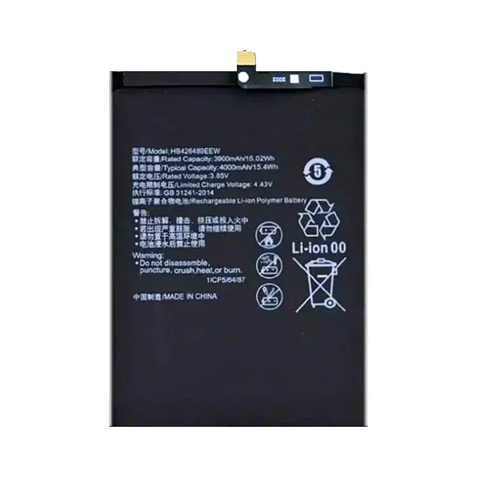 

Высокая совместимость для аккумулятора мобильного телефона Huawei Enjoy 10S HB426489EEW 4000 мАч