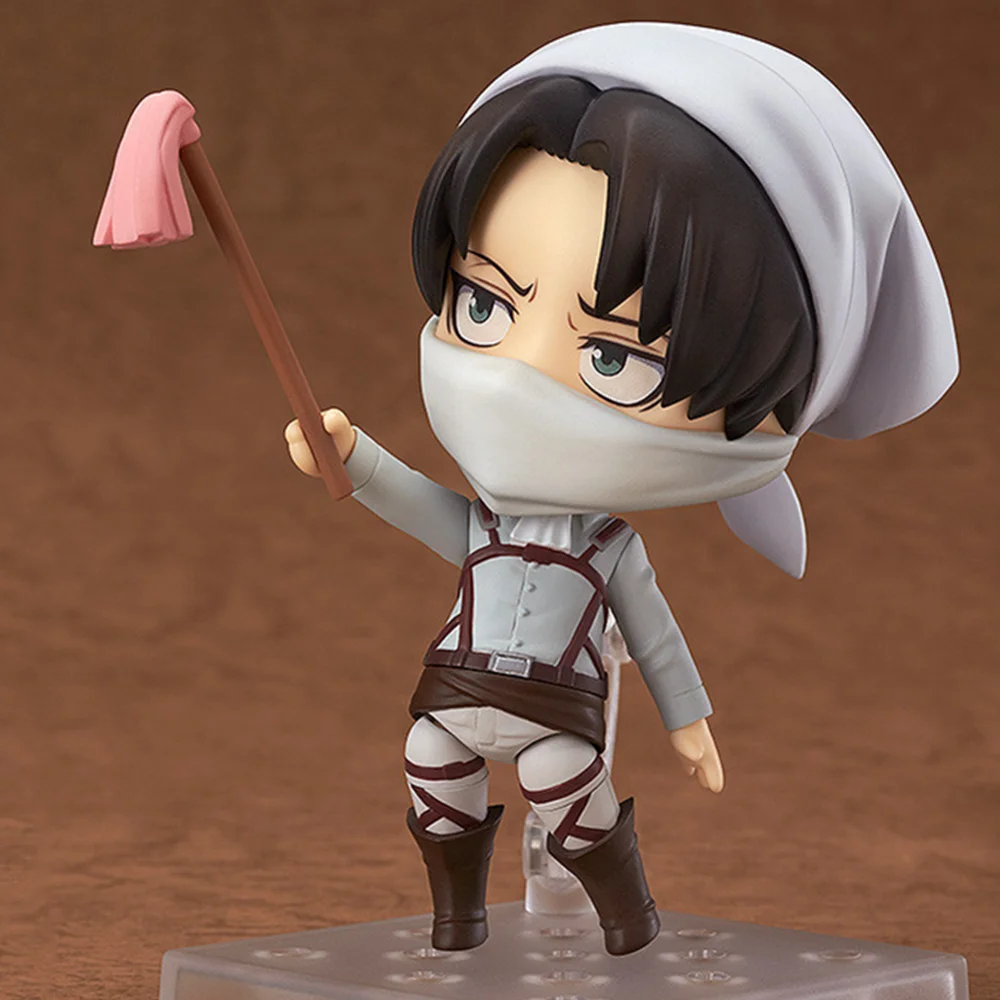 Attack on Titan Anime Figures Levi Ackerman 390 417 Eren Jaeger 375 Mikasa·Ackerman 365 Action Toys for Children Collector 10cm