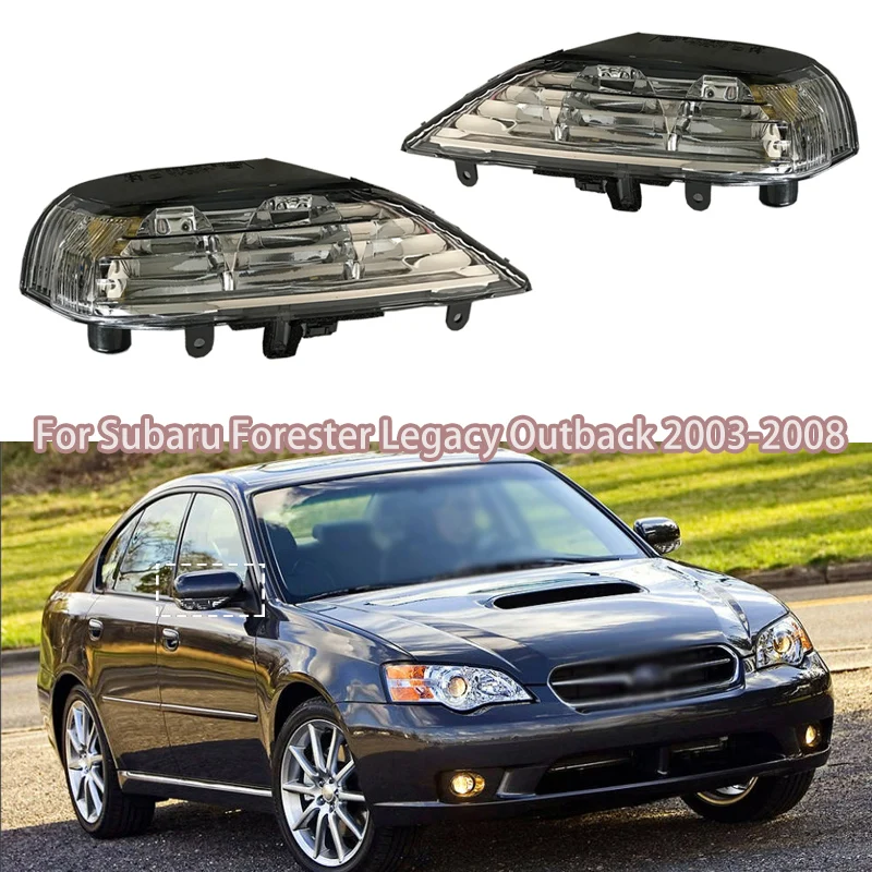 LED Car Side Rearview Mirror indicator light Turn Signal lamp For Subaru Forester Legacy Outback 2003 2004 2005 2006 2007 2008