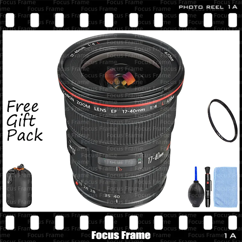 Zoom Lens For Canon EF 17-40mm f/4L USM Ultra Wide Angle Zoom Lens For Full Frame DSLR Camera