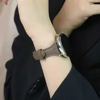Slim Leather strap For Samsung Galaxy watch 7/FE/6/5/5 pro/4 Classic/active 2 20mm 22mm sport bracelet Huawei watch GT 4-3 band