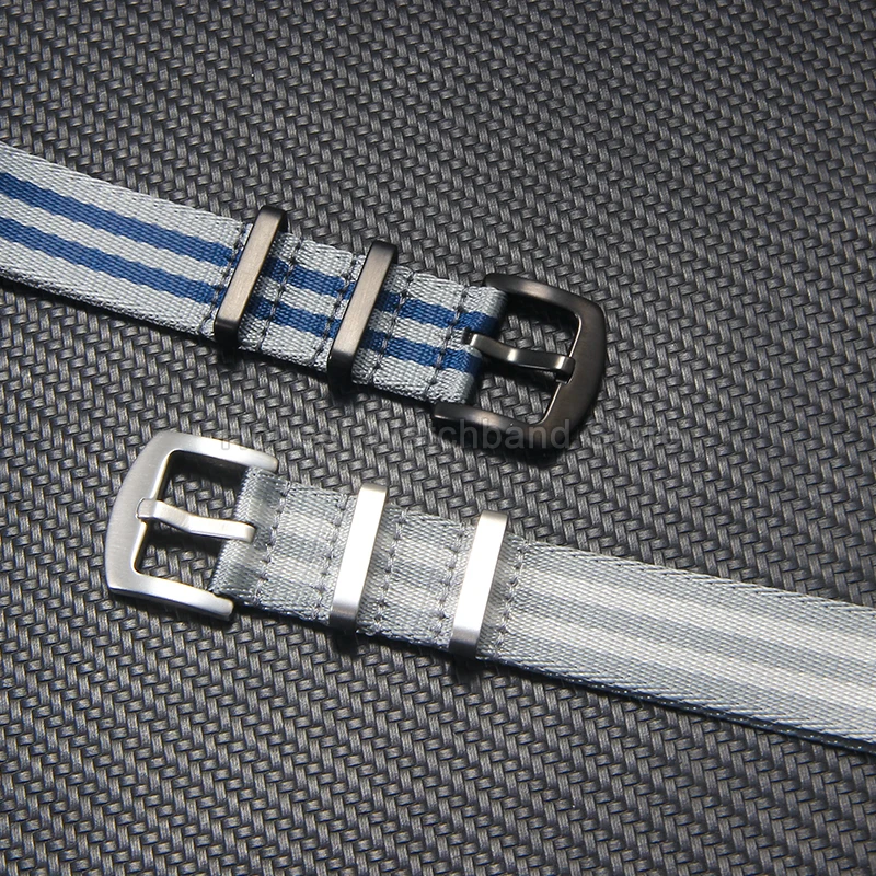 Arancione Blu Nero Cachi Verde 20 22mm Accessorio per orologio in nylon per Casio Tissot Omega Seamaster MIDO Conquest Airy Resistente agli odori